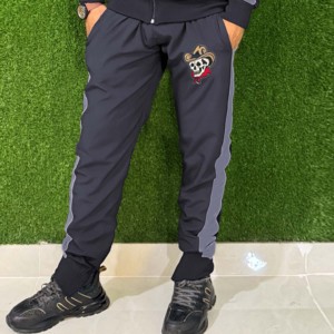 Dessin personnalisé Élastique Slim Fitted Imprimé Hommes Gym Survêtement pour Hommes Sport Wear Sweat wear Deux Pièces Blanc Sport Survêtement Hommes - Product Image 3