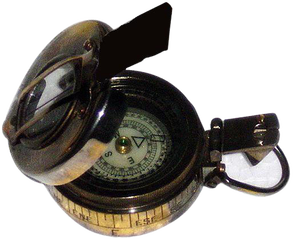 Brújula de navegación portátil de latón antiguo estilo de reloj luminoso para viajes al aire libre y Camping venta para entusiastas del senderismo - Product Image 5