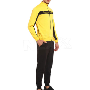 Wholesale Winter Solid Drawstring Closure High Quality Lightweight Sportswear Jogger Suits Men's <b>Blank</b> Jogging Tracksuits OEM - Product Image 2