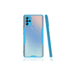 Coque de protection arrière Netzy SAFA Parfe Series pour General Mobile 21 Pro, étui de téléphone en silicone bleu anti-traces de doigts 7 Plus XR - Product Image 1