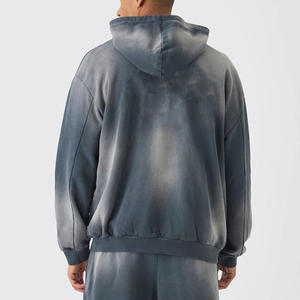 Sweat-shirt à capuche unisexe surdimensionné en molleton de coton vierge personnalisé pour femmes et hommes avec cordon de serrage, fabriqué aux États-Unis - Product Image 6