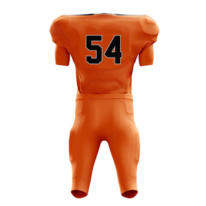 Conjunto de uniformes de fútbol americano de diseño OEM, uniformes de fútbol americano ligeros y transpirables a precio mayorista - Product Image 3