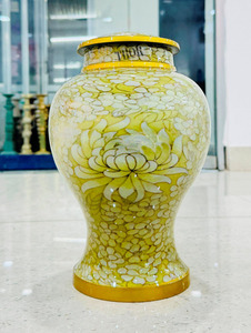 โกศดอกบัวสำหรับมนุษย์และสัตว์เลี้ยงขี้เถ้าอลูมิเนียมสำหรับเผาขี้เถ้าและมนุษย์ยังคงเป็นที่ระลึก - Product Image 6