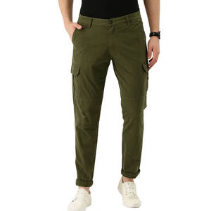 2025 pantalons cargo pour hommes multi-poches pantalons à jambe droite pantalons pour hommes au design personnalisé - Product Image 1