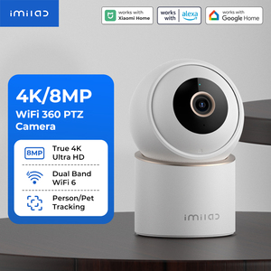 IMILAB 4K 8MP WiFi 360 PTZ กล้องไวไฟ 6 บุคลากร กล้องติดตามสัตว์เลี้ยง ระบบมองเห็นกลางคืนแบบสีที่ปรับปรุงแล้ว ไม่มีค่าธรรมเนียมรายเดือน - Product Image 1