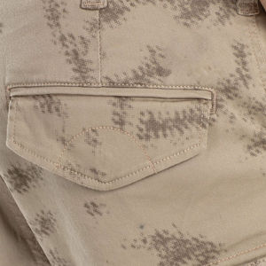 Pantalones cortos Cargo para hombre de gran tamaño verano al aire libre Jogging elástico medio 100% algodón moda multi-bolsillos ropa de gran tamaño pantalones cortos Cargo - Product Image 5