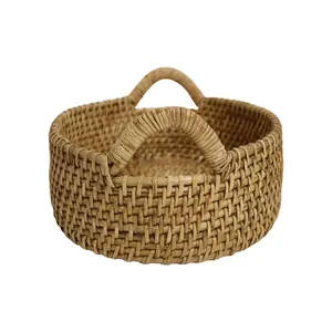 Handmade Cylindrical Bamboo and <b>Rattan</b> <b>Storage</b> Basket Bamboo Dirty Clothes Laundry Basket For Home Woven Basket - Product Image 6