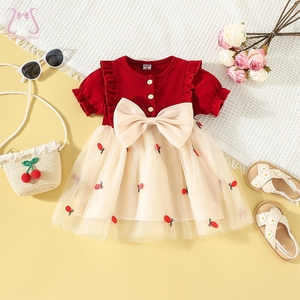 Nuevo diseño, mejor calidad, conjunto de moda para niñas estilo momo, poliéster/algodón, estilo chino, artículo popular en venta desde Bangladesh. - Product Image 2