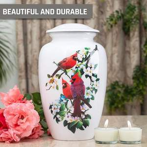 Proveedor a granel de material de aluminio hecho urnas de cremación para adultos utilizadas para cenizas - Product Image 4