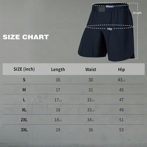 Best Selling Men's Adult MMA Fight <b>Shorts</b> Navy Blue Color Training Kickboxing <b>Grappling</b> Fitness Durable Quick Dry Breathable - Product Image 6