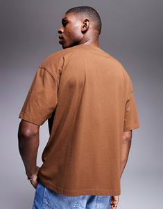 Nouvelle mode de t-shirts respirants pour hommes T-shirt marron de haute qualité avec logo personnalisé T-shirt d'intérieur à imprimé numérique et à l'épreuve des enfants - Product Image 2