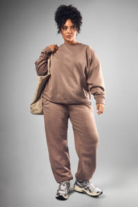 Sudadera de cuello redondo de gran tamaño con logotipo personalizado de alta calidad, jersey de lana de algodón para mujer, ropa de calle sostenible, Sudadera con capucha para mujer - Product Image 3