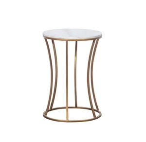 Table d'appoint moderne en métal de qualité supérieure finie en noir pour la maison, l'hôtel ou le restaurant Articles décoratifs élégants en métal fantaisie - Product Image 2
