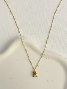 Verano esencial Moonriver mujer Acero inoxidable 'R' diseño cobre cuentas gargantilla collar estilo Simple accesorio de moda - Product Image 2