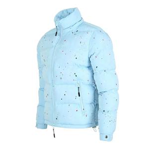 Venta al por mayor de Moda hombre negro invierno diseñador abrigos personalizados más tamaño de la burbuja de los hombres abajo chaqueta acolchada - Product Image 3