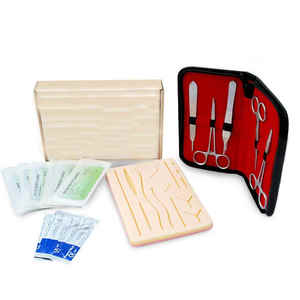 Chuyên nghiệp sử dụng thép không gỉ Silicone Pad suturing Kit vết thương đóng cửa công cụ đào tạo cho sinh viên y tế thực hành khâu Kit - Product Image 6