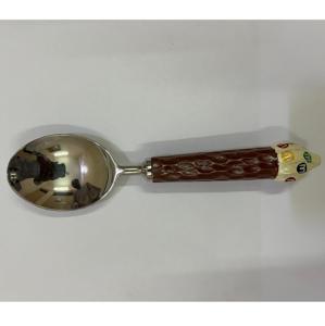 Meilleure cuillère en acier inoxydable Surface polie miroir Vaisselle élégante Meilleure vente Essentiels de cuisine modernes Style simple et durable - Product Image 5