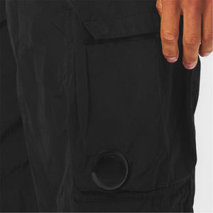 Pantalones cortos de gimnasio personalizados OEM sin logotipo, pantalones cortos holgados para hombre, ropa de calle informal, pantalones cortos de moda con bolsillos laterales hechos en Pakistán - Product Image 5