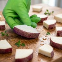 Gefreeze-droogde appelschijfjes 100% natuurlijk, hele appelchips, vacuüm gevriesdroogd, kant-en-klaar, gezonde fruitsnacks