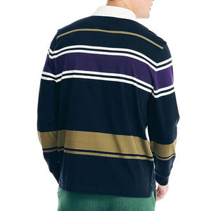 2025 gros Logo personnalisé haute qualité hommes polos à manches longues sur mesure polos à manches longues - Product Image 2