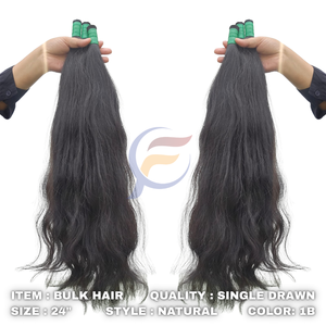 ผมต่อแท้ 100% ผมเวอร์จินเรมี่ จัดเรียงเกล็ดผม แบบเส้นเดียว/เส้นคู่  แบบมัด  ผมแท้ธรรมชาติจากอินโดนีเซีย  น้ำหนัก 100 กรัม - Product Image 6