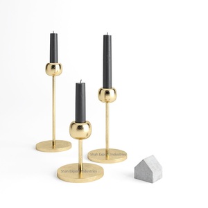 Europe Style Metal <b>Taper</b> <b>Candle</b> <b>Holder</b> Wedding & Christmas Tabletop Lighting Decoration Gold Color <b>Candle</b> <b>Taper</b> - Product Image 3