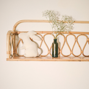 Estante de ratán natural para colgar en la pared, decoración para habitación de niños - Product Image 3