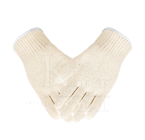 Gants en tricot de coton réutilisables-Gants en tissu écologique pour travaux légers et sécurité au travail industriel - Product Image 5