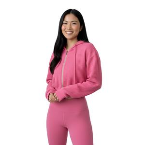 Sudadera con Capucha Corta de Invierno para Hombre, Personalizada, con Cierre, Estilo Casual, Tejido de Punto, Manga Larga, Cordón Ajustable, Bolsillo Disponible, 100% Algodón - Product Image 1