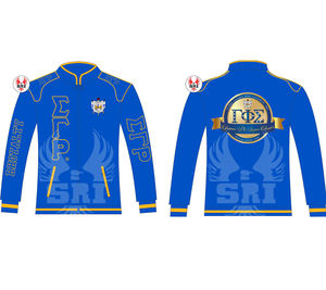 Personalizado griego Sigma Gamma Rho Sorority ropa bordada Mujer Letterman chaqueta Varsity Racing chaqueta griega Parafernalia - Product Image 1