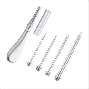 Juego de 4 trocares |   Kit de Trócares Quirúrgicos de Acero Inoxidable para Procedimientos Veterinarios y Médicos |   Instrumentos de Precisión Duraderos - Product Image 5