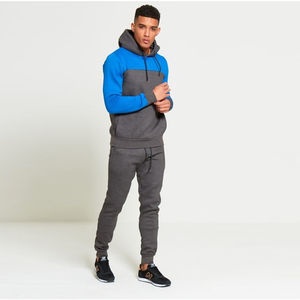 Survêtement Streetwear uni unisexe Ensemble 2 pièces de haute qualité pour homme Survêtement coupe-vent ample et léger - Product Image 1