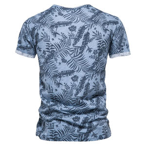 Camisetas estampadas con cuello redondo Ropa de moda Los hombres más vendidos usan camisetas High Street Tallas grandes Camisas para hombres de Pakistán - Product Image 2