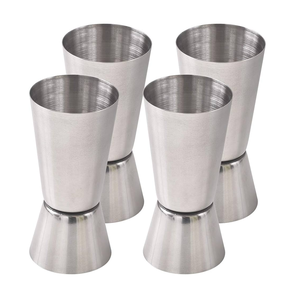 Usine de verre en acier inoxydable Outils de bar en gros Verre à liqueur Shaker droit Jigger à cocktail Prix le plus bas - Product Image 2