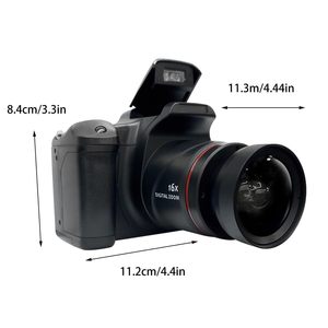 Appareil photo numérique 16MP, vidéo HD 720p, écran LCD 2,4 pouces, zoom numérique 16x, équipement photographique compact et portable avec capteur CMOS CCD - Product Image 1