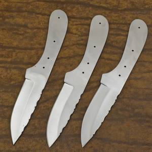 Couteau à lame fixe en acier au carbone de qualité industrielle, à dos droit, à fabriquer soi-même, à lame pleine, pour le camping et la chasse - Product Image 4