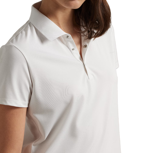 Venta al por mayor de las mujeres para los polos de tela transpirable de calidad con logotipo personalizado de diseño de moda para el Golf Casual Wear Regular Fit - Product Image 4