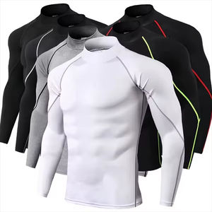 Camiseta de Compresión para Hombre, Conjunto Deportivo para Correr, Ropa Deportiva, Camiseta de Manga Larga y Pantalones de MMA, para Gimnasio y Fitness - Product Image 6