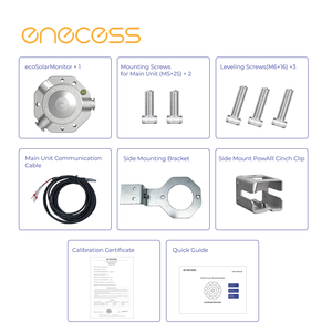 Capteur solaire | Pyranomètre | Surveillance de l'irradiation et de la température des panneaux photovoltaïques | Angle d'inclinaison | Bifacial | RS485 | IP67 | Intégration du système solaire - Product Image 6