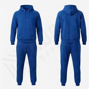 Nouveautés Survêtement de sport pour homme à manches longues, sweat à capuche, ensemble de course, respirant, en polaire technique, vêtements de sport, couleur personnalisée - Product Image 1