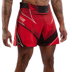 กางเกงชอร์ต MMA แบบมีแถบเวลโคร ระบายอากาศได้ดี ไม่ระคายเคืองผิว สำหรับฝึกซ้อมศิลปะการต่อสู้แบบผสมผสาน ราคาขายส่ง พิมพ์ลายดิจิตอล - Product Image 2