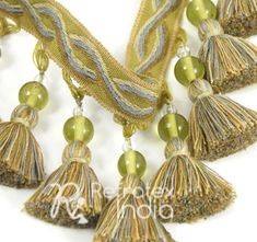 Shiny <b>Tassel</b> <b>Fringe</b> Bulk Supplier and Manufacture by Refratex India Made in India for Best Quality and Low Price - Product Image 5