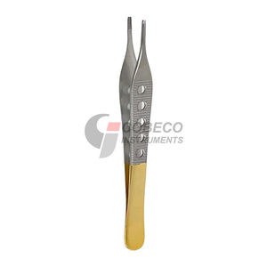 Pinzas Adson Brown con Punta de Plataforma Ancha, Acero Inoxidable, Superficie Plana y Dentada para el Manejo de Injertos de Piel y Cirugía de Quemaduras - Product Image 6