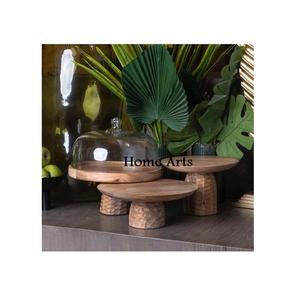 Ensemble de 2 supports à gâteau de tailles différentes, design avantageux, forme ronde, support à dessert pour gâteau, best-seller - Product Image 2