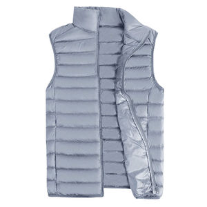 Chaleco acolchado ligero para hombre con capucha, chaqueta sin mangas resistente al agua para senderismo, chaleco de esquí, chaleco - Product Image 4