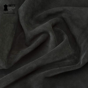 OEM 100% Authentique Peau De Vache En Daim Noir Organique Premium Tanné 0.5-1.5MM Split Matériel Meubles Chaussures Ceintures Canapés Artisanat - Product Image 1