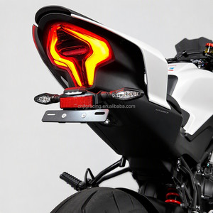 Soporte de matrícula corto de aluminio para CFMOTO 450NK 450SR 450SS 450SRS 250SRS 300SR 300SS, piezas de motocicleta - Product Image 3