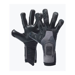 Gants de sport pour jeunes au meilleur prix Gants de gardien en latex noir et blanc disponibles en gros - Product Image 1