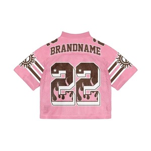 Custom Heat-Transfer Printed Breathable <b>Plus</b> <b>Size</b> American Football Jersey Retro Oversized <b>Mesh</b> Streetwear Fan Shirt - Product Image 4