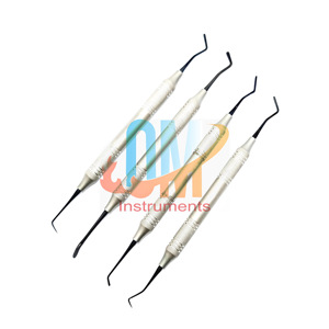 Instrumentos de relleno de compuesto dental Kit de relleno restaurador estético de dientes recubierto de titanio negro de alta calidad | OldMed - Product Image 3